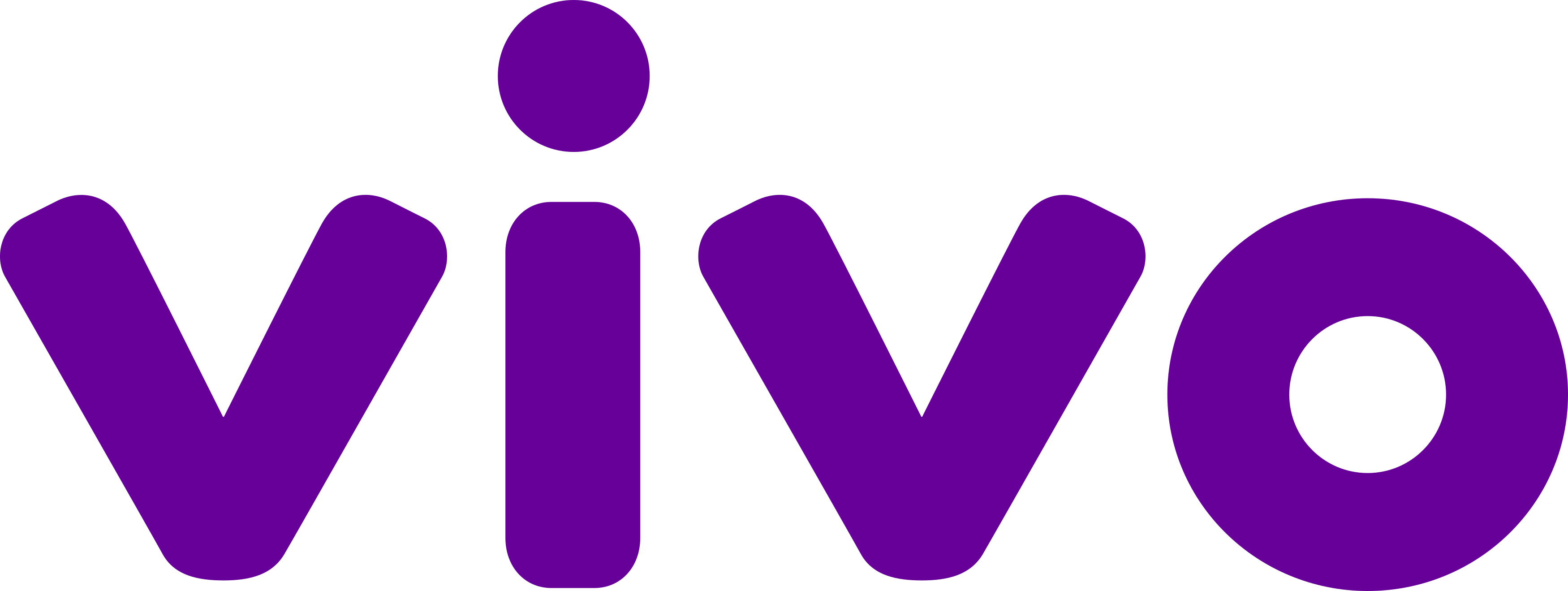 Purple logo with the word 'vivo' in bold font.