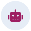 the silhouette of a robot